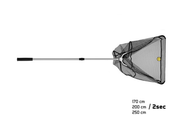Kahv kokkupandav Delphin- steel block. rubberized net 60x60/200cm, SKU 942415020
