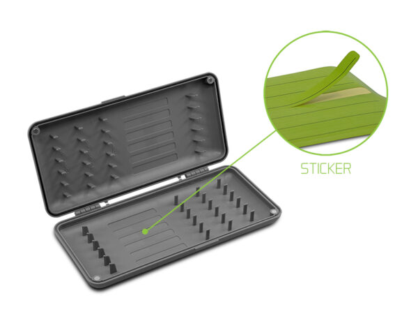 Method feeder rig box Delphin HardBOX REAXE 200x97mm, SKU 101004199