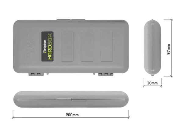 Method feeder rig box Delphin HardBOX REAXE 200x97mm, SKU 101004199