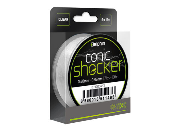 Koonusliin Delphin Conic SHOCKER REAXE / 6x13m 0.20mm-0.35mm, SKU 101004201