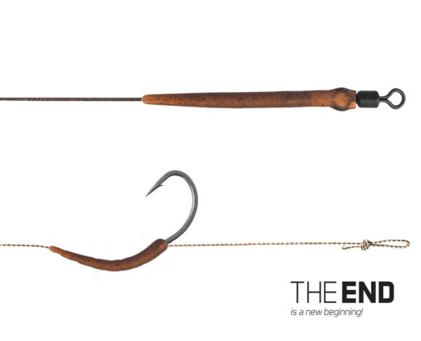 Lips Delphin THE END Boilie rig / 2pcs 20cm/25lbs/#2, SKU 830410612