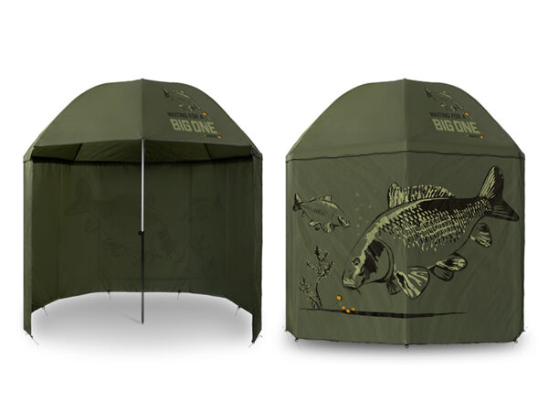 Kalastusvihmavari külgedega Delphin BigONE CARP 250cm, SKU 101004401