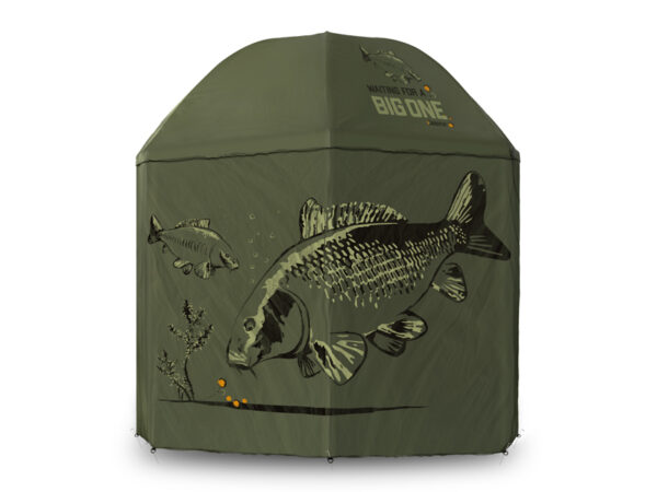 Kalastusvihmavari külgedega Delphin BigONE CARP 250cm, SKU 101004401