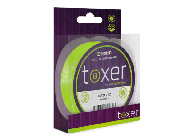 Nöör Delphin TOXER / fluo green 0.14mm 6.3kg 150m, SKU 101004544