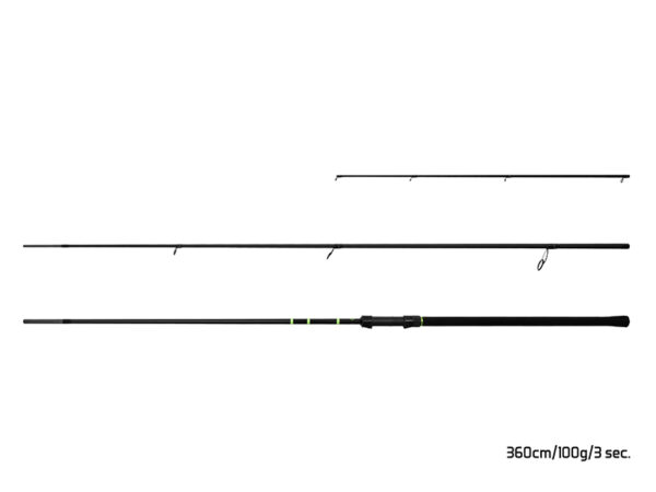 Delphin FEEDERA + 2 tips 330cm/100g/3 parts, SKU 101004646