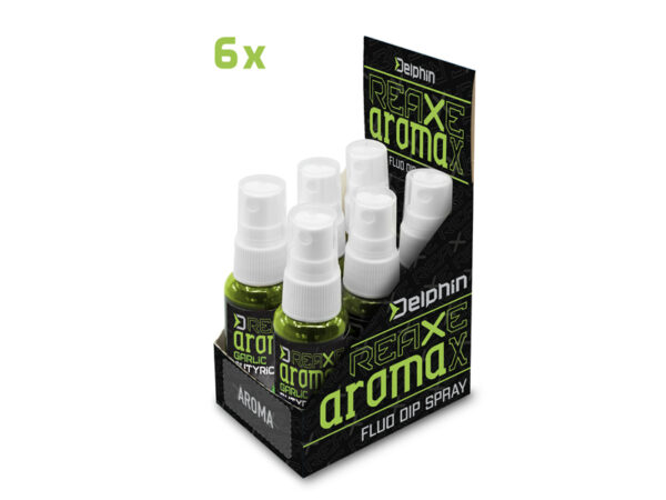 Dip spray Delphin AromaX/30ml Garlic-butyric/fluo green, SKU 101004671