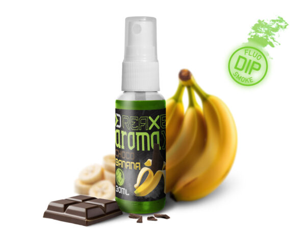 Dip spray Delphin AromaX/30ml Chocolate-Banana/fluo green, SKU 101004672