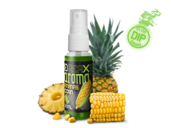 Dip spray Delphin AromaX/30ml Corn-Pineapple/fluo green, SKU 101004674