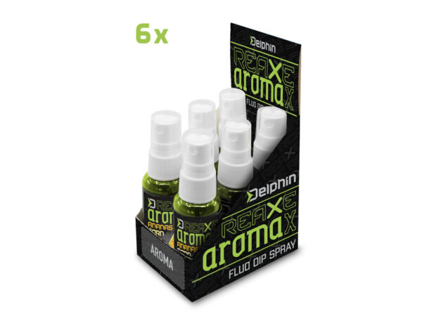 Dip spray Delphin AromaX/30ml Corn-Pineapple/fluo green, SKU 101004674