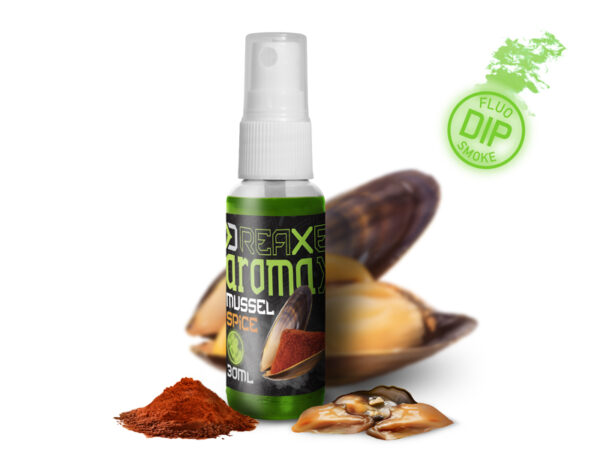 Dip spray Delphin AromaX/30ml Mussel-Spice/fluo green, SKU 101004676