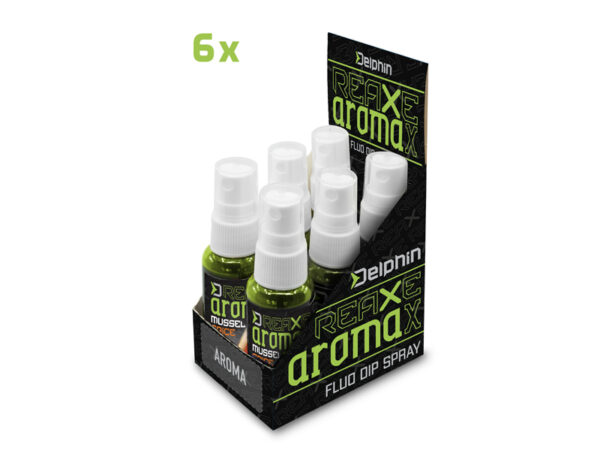 Dip spray Delphin AromaX/30ml Mussel-Spice/fluo green, SKU 101004676
