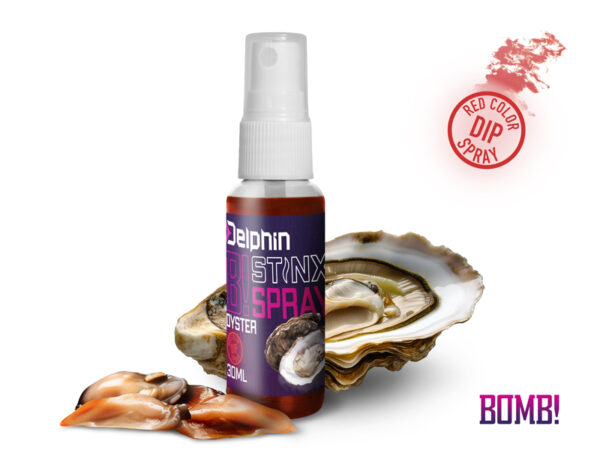 Dip spray Delphin STINX SPRAY/30ml Oyster/red, SKU 101004679