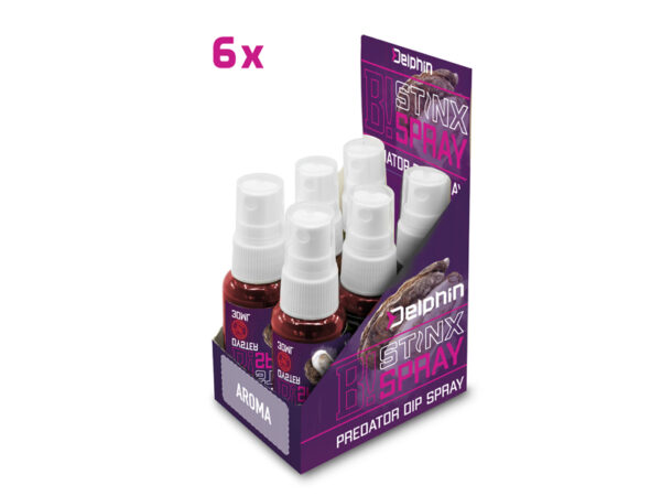 Dip spray Delphin STINX SPRAY/30ml Oyster/red, SKU 101004679