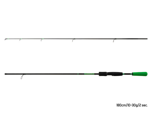 Spinning Delphin WASABI Spin NXT 180cm/10-30g/2 parts, SKU 101004720