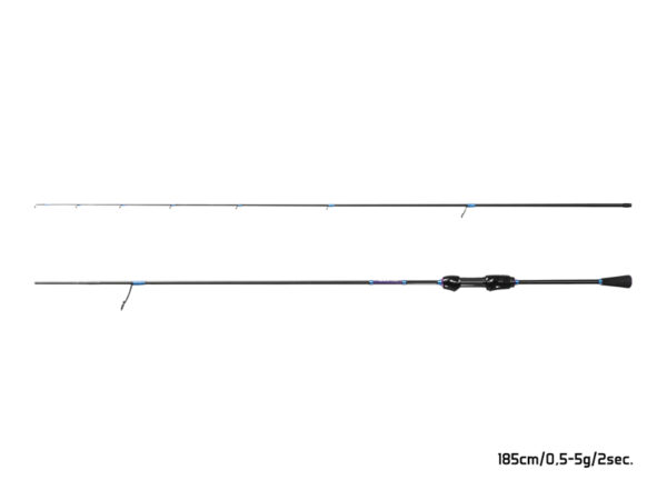 Spinning Delphin GraphiX 24T 185cm/0.5-5g/2 parts, SKU 101004723