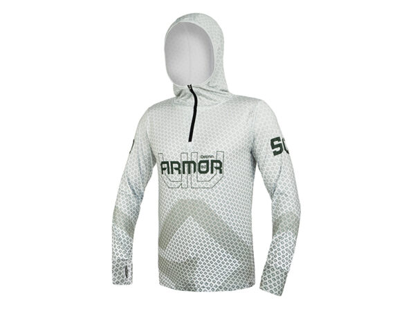 Kapuutsiga särk Delphin UV ARMOR 50+ Olive (XL), SKU 101004749