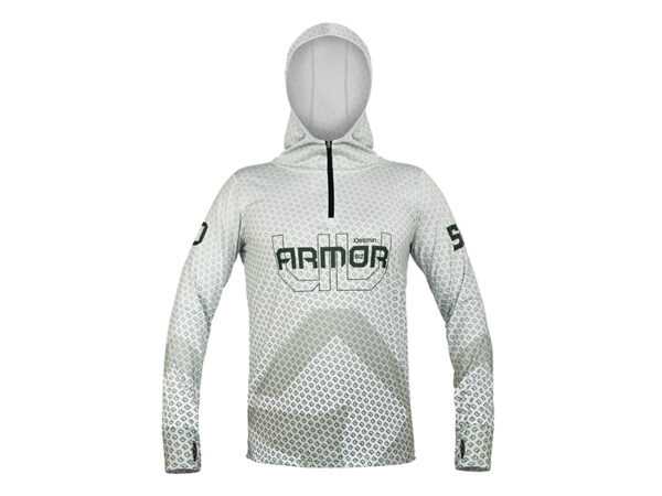 Kapuutsiga särk Delphin UV ARMOR 50+ Olive (XL), SKU 101004749