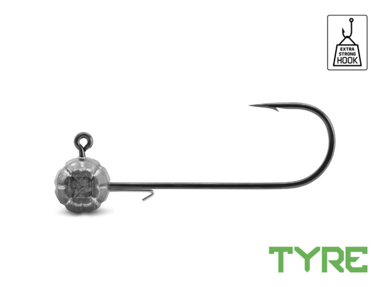 Jigipea with a grub keeper Delphin TYRE / 5 pcs 30g-5/0, SKU 101005288