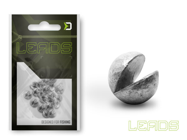 Õngetina Delphin LEADS / 20pcs 2.0g, SKU 101005391