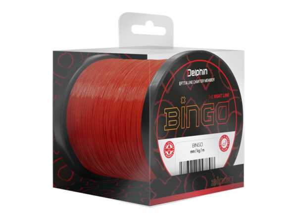 Tamiil Monofilament Delphin BINGO Matt / Dark red 0.35mm 9.4kg 1100m, SKU 101005597