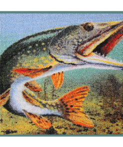 Jalamatt 3D pike rug 60x40cm, SKU 795000102