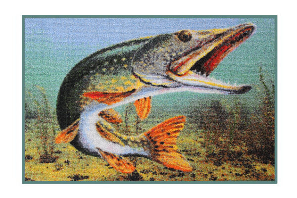 Jalamatt 3D pike rug 60x40cm, SKU 795000102