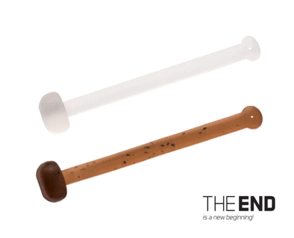Stopper THE END / 36pcs 18.21.25 mm mix, SKU 830410580