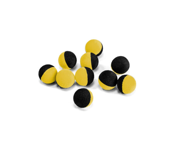 Hõljuv söödapall black-yellow / 10pcs 12mm, SKU 830420012
