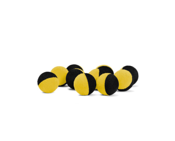 Hõljuv söödapall black-yellow / 10pcs 12mm, SKU 830420012