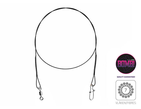 Titaantross BOMB! w. swivel and snap hook 2pcs/35cm/12kg, SKU 917401235