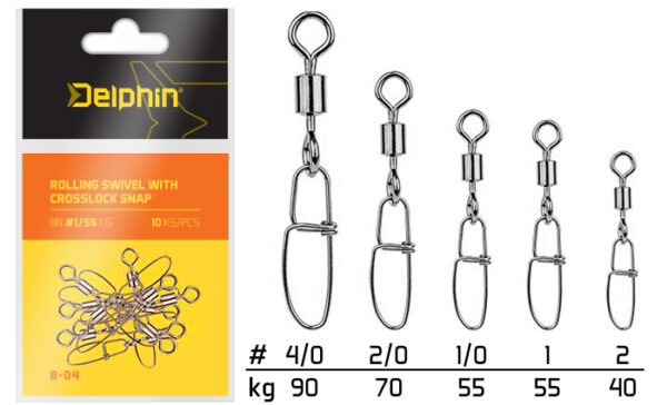Lõks+pööral Crosslock snap BN/2/0, SKU 969B04200