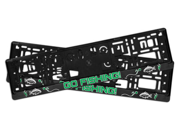Numbrihoida autole Delphin GoFishing! 3D / 2pcs, SKU 999000302