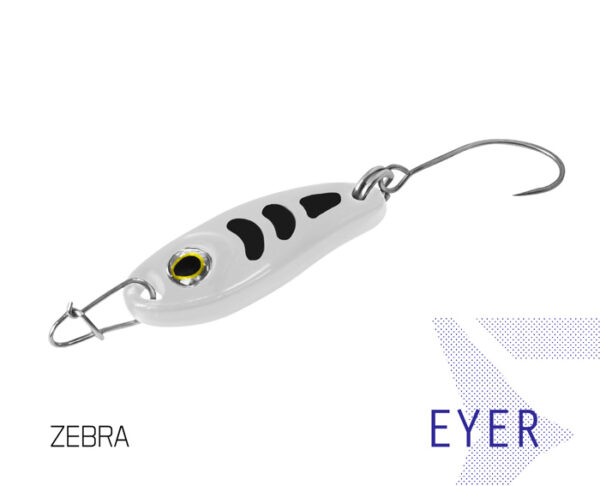 Võnklant Delphin EYER 1.5g ZEBRA Hook #8, SKU 101000715