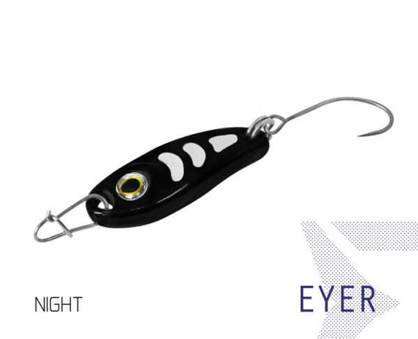 Võnklant Delphin EYER 1.5g NIGHT Hook #8, SKU 101000718