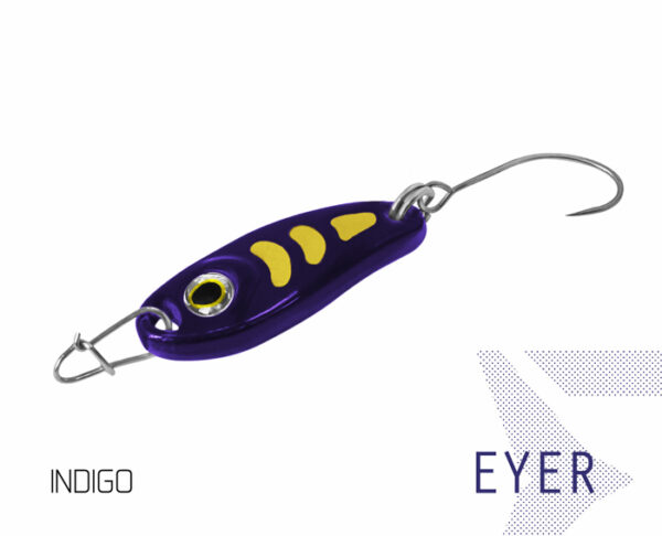 Võnklant Delphin EYER 1.5g INDIGO Hook #8, SKU 101000719