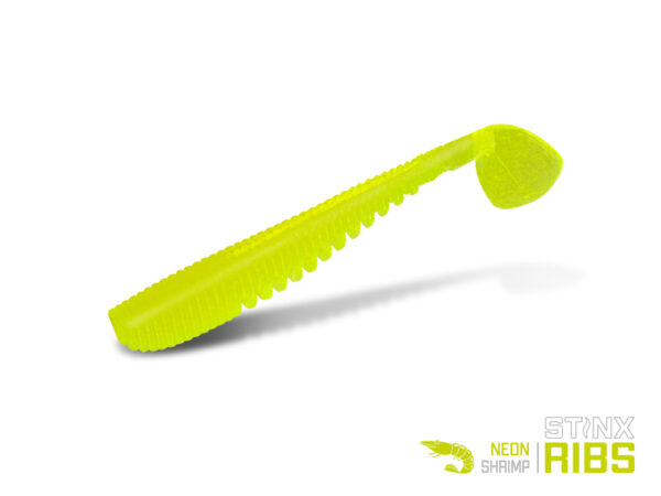 Võdik Delphin B! StinxRIBS Shrimp / 20pcs 5cm / NEON, SKU 101003010