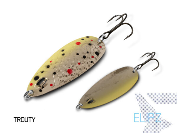 Võnklant Delphin ELIPZ FullSCALE 12g TROUTY Hook #2, SKU 101004120