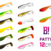 Võdikud Mix of Lures BOMB! Fatty / 5 pcs 12cm / Tigera + Redface + Booty + Candy + Reactor, SKU 101002186