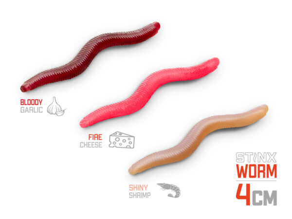 Võdik Delphin B! StinxWORM Shrimp / 50pcs 4cm / SKINY, SKU 101003007