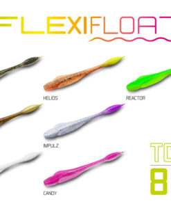 Võdik Delphin TOXIN UV 8pcs 8cm BOOTY, SKU 101005571