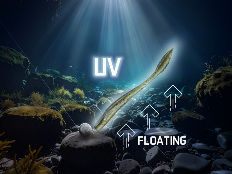 Võdik Delphin TOXIN UV 8pcs 8cm BOOTY, SKU 101005571