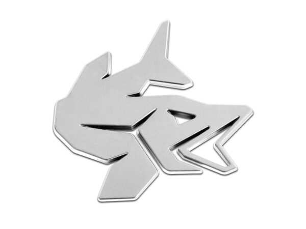 3D sticker Delphin PIKE Chrome