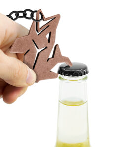 Key chain with a bottle opener Delphin PIKENER Bronze, SKU 101005926