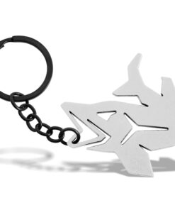 Key chain with a bottle opener Delphin PIKENER Silver, SKU 101005927