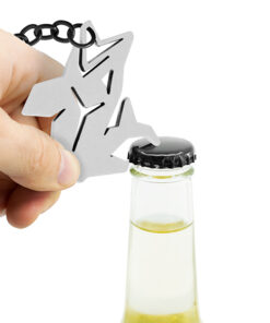 Key chain with a bottle opener Delphin PIKENER Silver, SKU 101005927