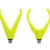 Set of rod holders Delphin HoldSET Uni V+U / fluo yellow