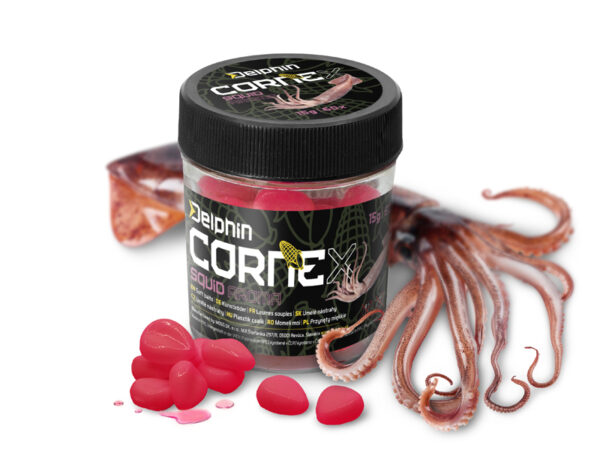 Artificial bait Delphin CorneX Pop Up / 60pcs Squid