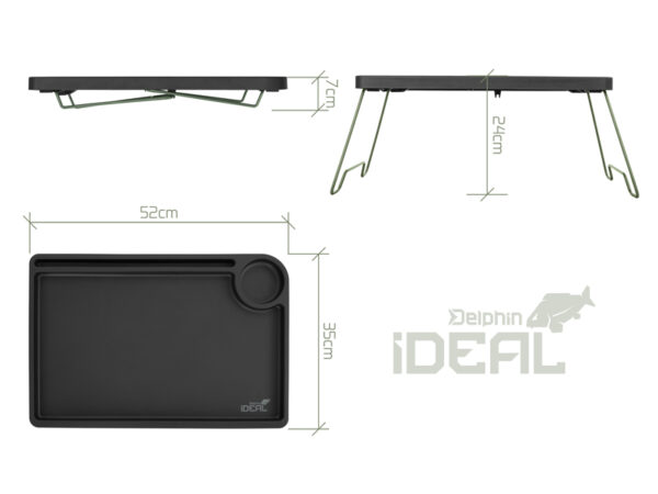 Laud kokkupandav Delphin iDEAL 52x35cm, SKU 101005996