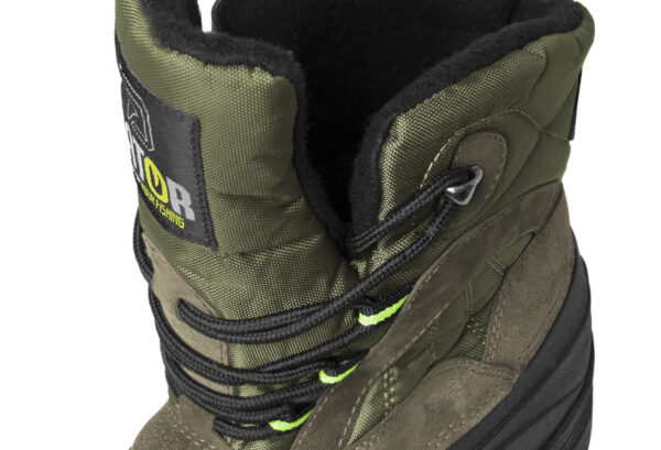 Delphin GATOR saapad musta ja rohelisega – kerged, soojad ja veekindlad matka- ja kalastussaapad