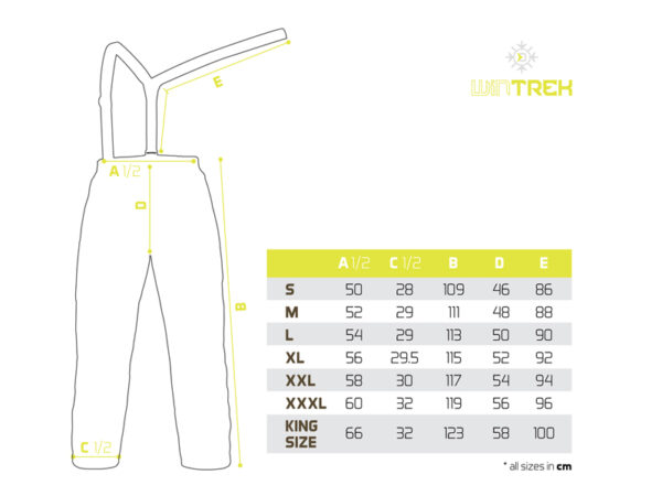 Pants Delphin WinTREK XXXL, SKU 101006030